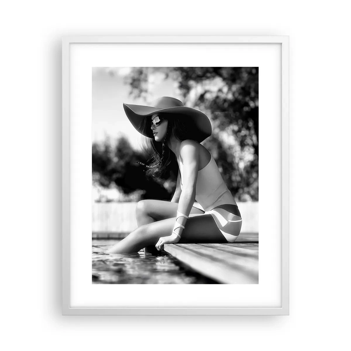 Poster in cornice bianca - Sogno estivo - 40x50 cm