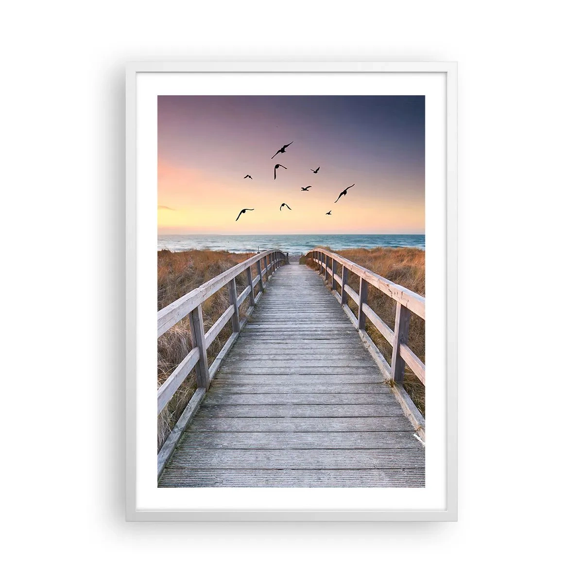 Poster in cornice bianca - Spazio per volare - 50x70 cm