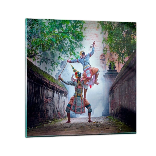 Quadro su vetro - Danza terribilmente bella - 70x70 cm