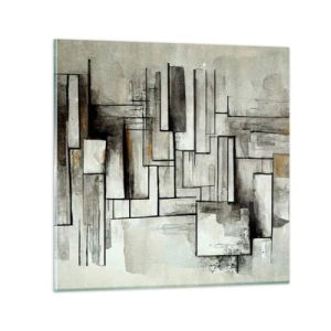 Quadro su vetro - La forza della semplicità - 70x70 cm