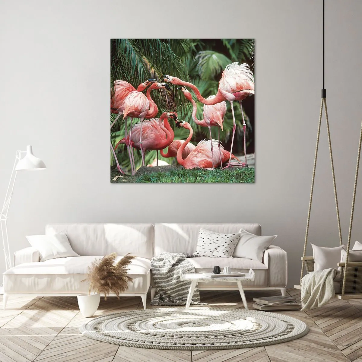 Quadro su tela - Stampe su Tela - Pettegolezzi pomeridiani - 50x50 cm