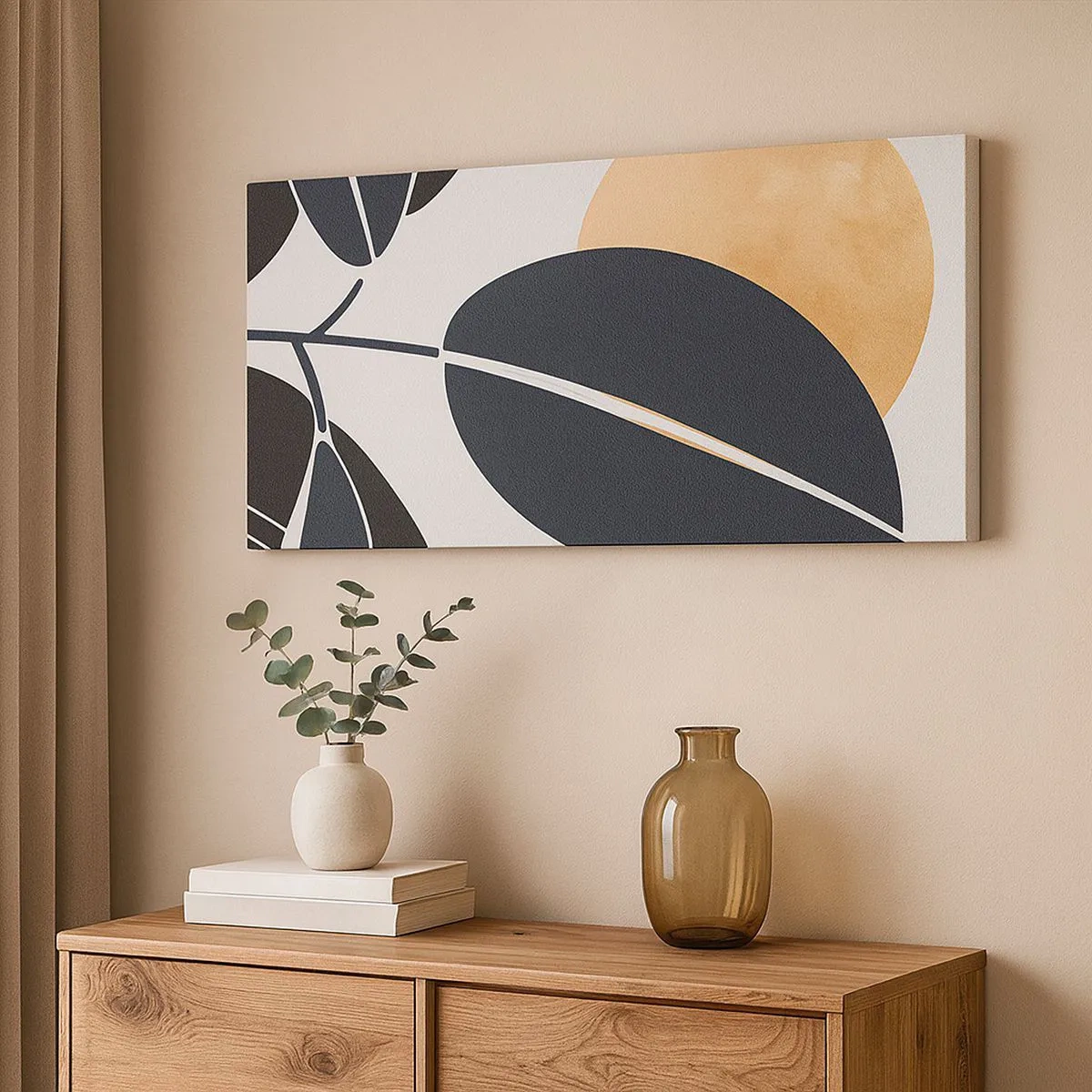 Quadro su tela - Stampe su Tela - Un giorno rovente d'estate - 100x40 cm