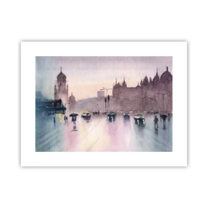 Poster - Nella nebbia piovigginosa - 40x30 cm