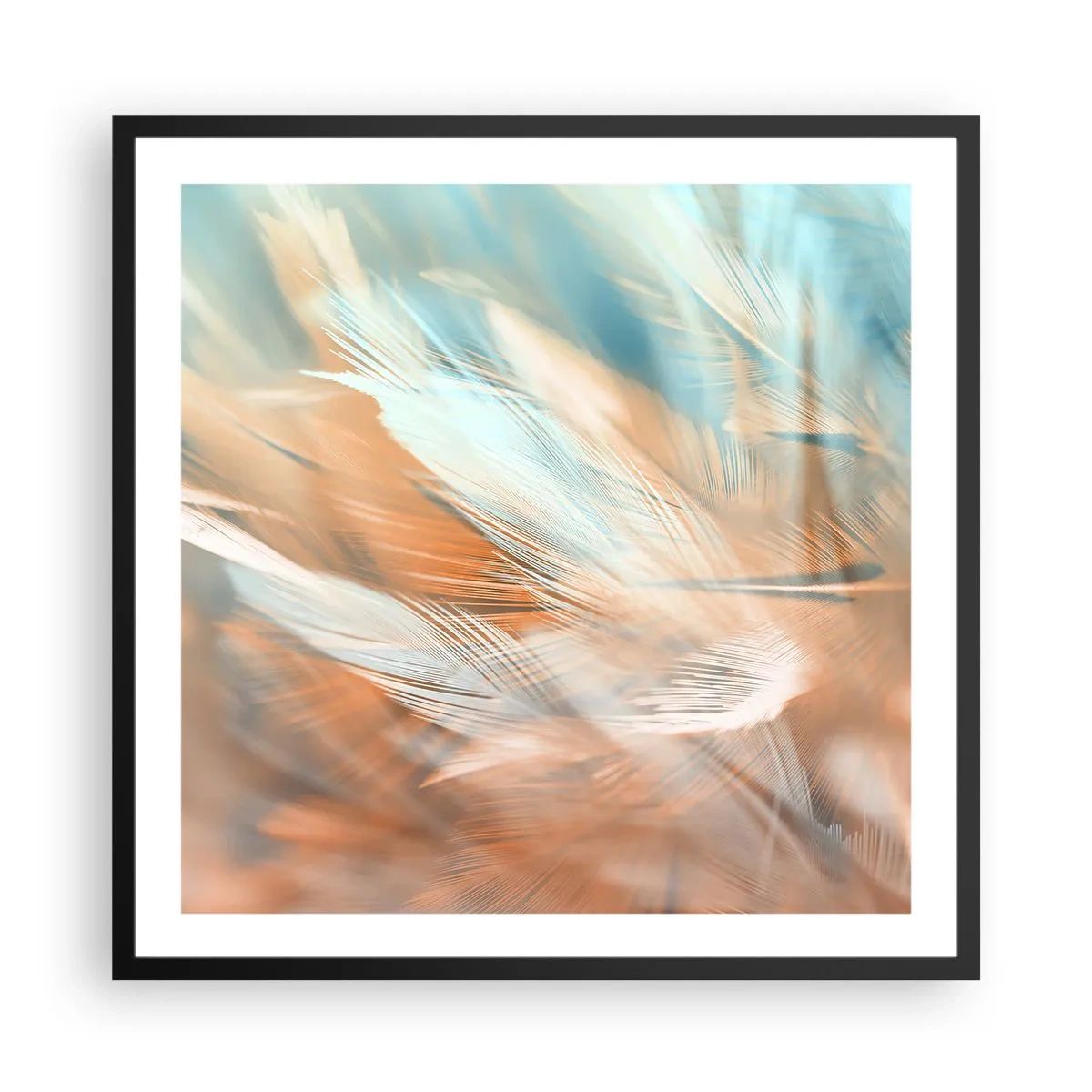 Poster in cornice nera - Nel paese della mitezza - 60x60 cm