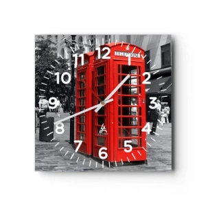 Orologio da parete - Orologio in Vetro - , - 40x40 cm