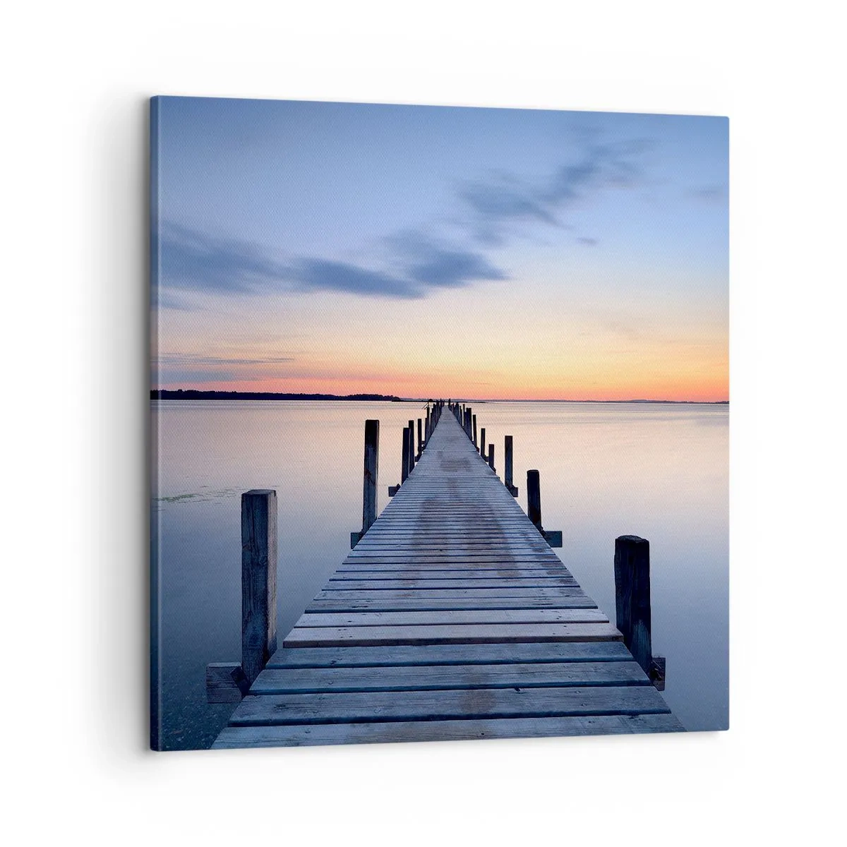 Quadro su tela - Stampe su Tela - La calma di un dolce tramonto - 60x60 cm