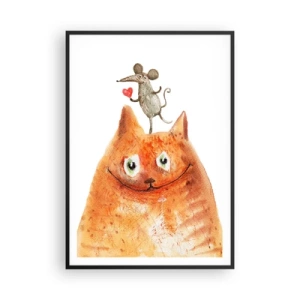 Poster in cornice nera - I paradossi dell'amore - 70x100 cm