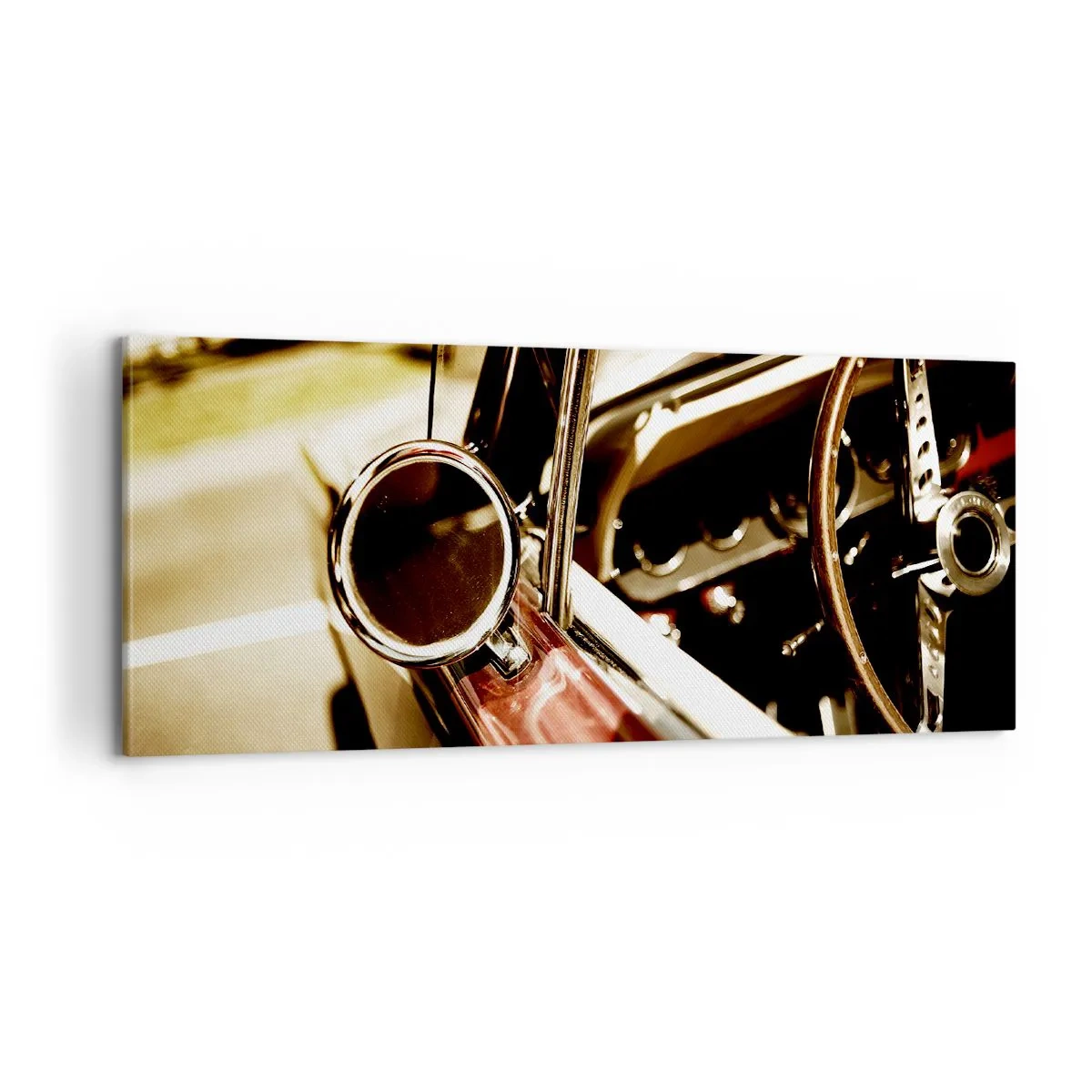 Quadro su tela - Stampe su Tela - Auto con un'anima - 100x40 cm