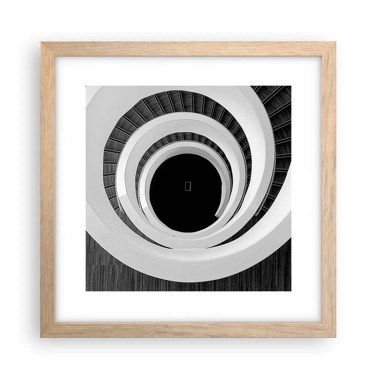 Poster in cornice rovere chiaro - Verso l'essenza delle cose - 30x30 cm