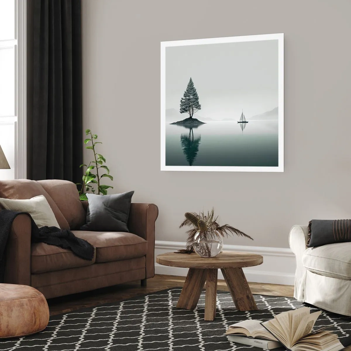 Poster - Paesaggio onirico - 60x60 cm