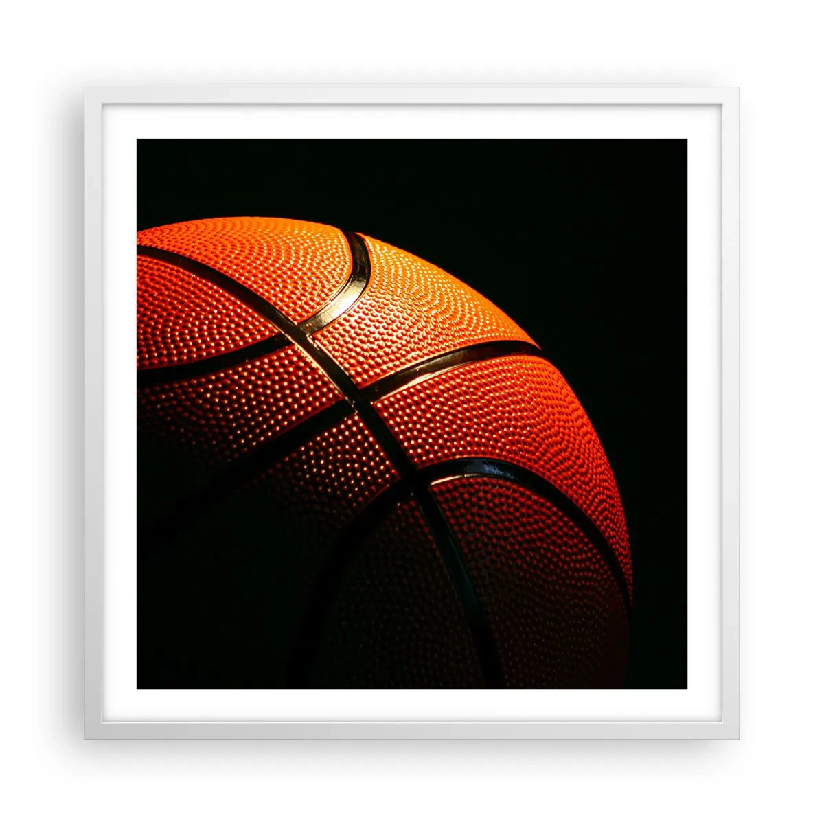 Poster in cornice bianca - Bella come un pianeta - 60x60 cm