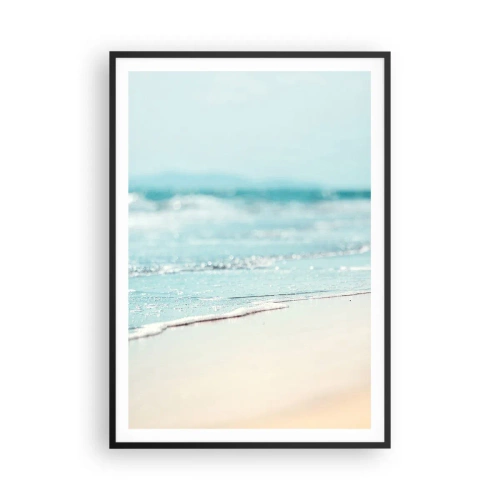 Poster in cornice nera - Calore e rumore - 70x100 cm