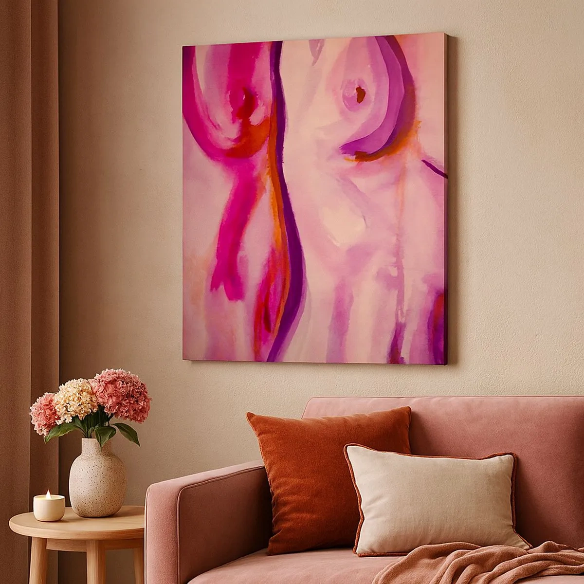 Quadro su tela - Stampe su Tela - Ode alla femminilità - 30x30 cm