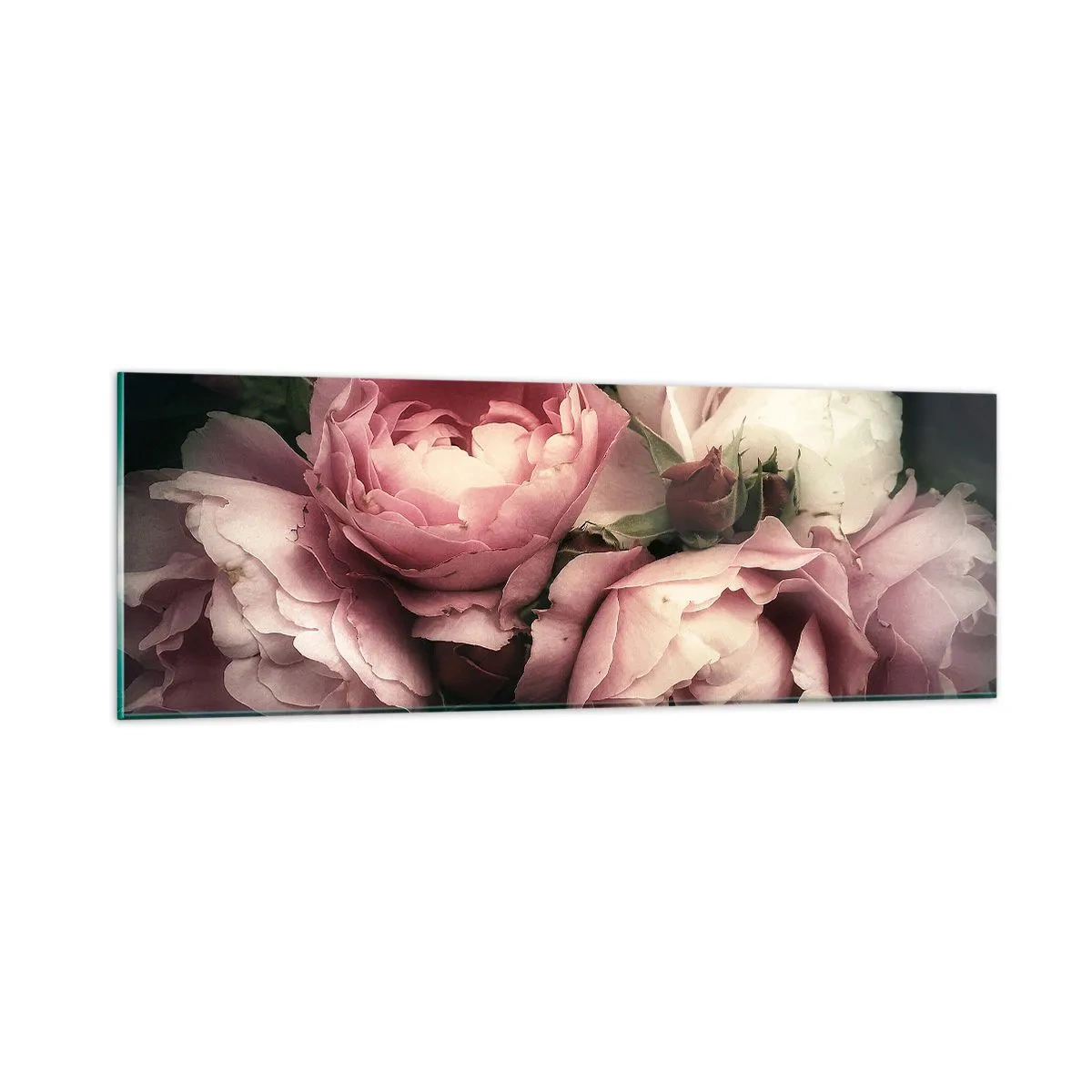 Quadro su vetro - Il fascino della Belle Époque - 90x30 cm