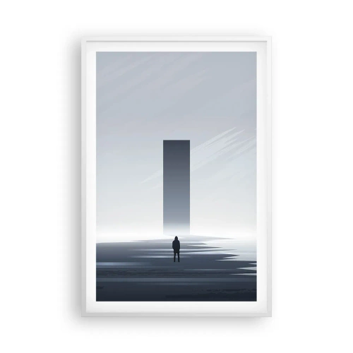 Poster in cornice bianca - Opportunità o minaccia? - 61x91 cm