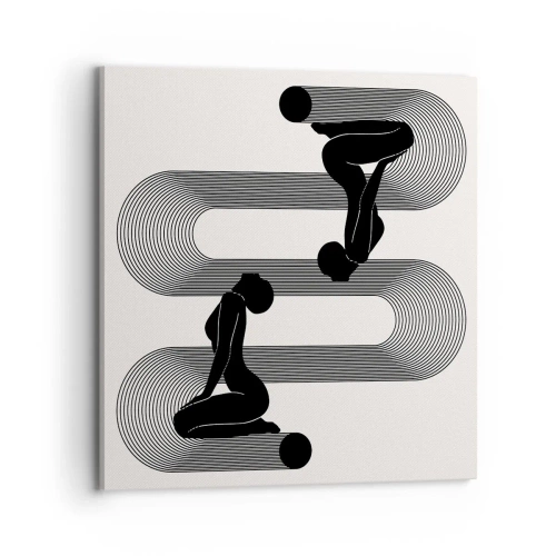 Quadro su tela - Stampe su Tela - Simmetria sensuale - 70x70 cm