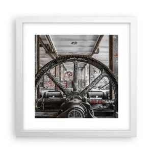 Poster in cornice bianca - La vita segreta della fabbrica - 30x30 cm