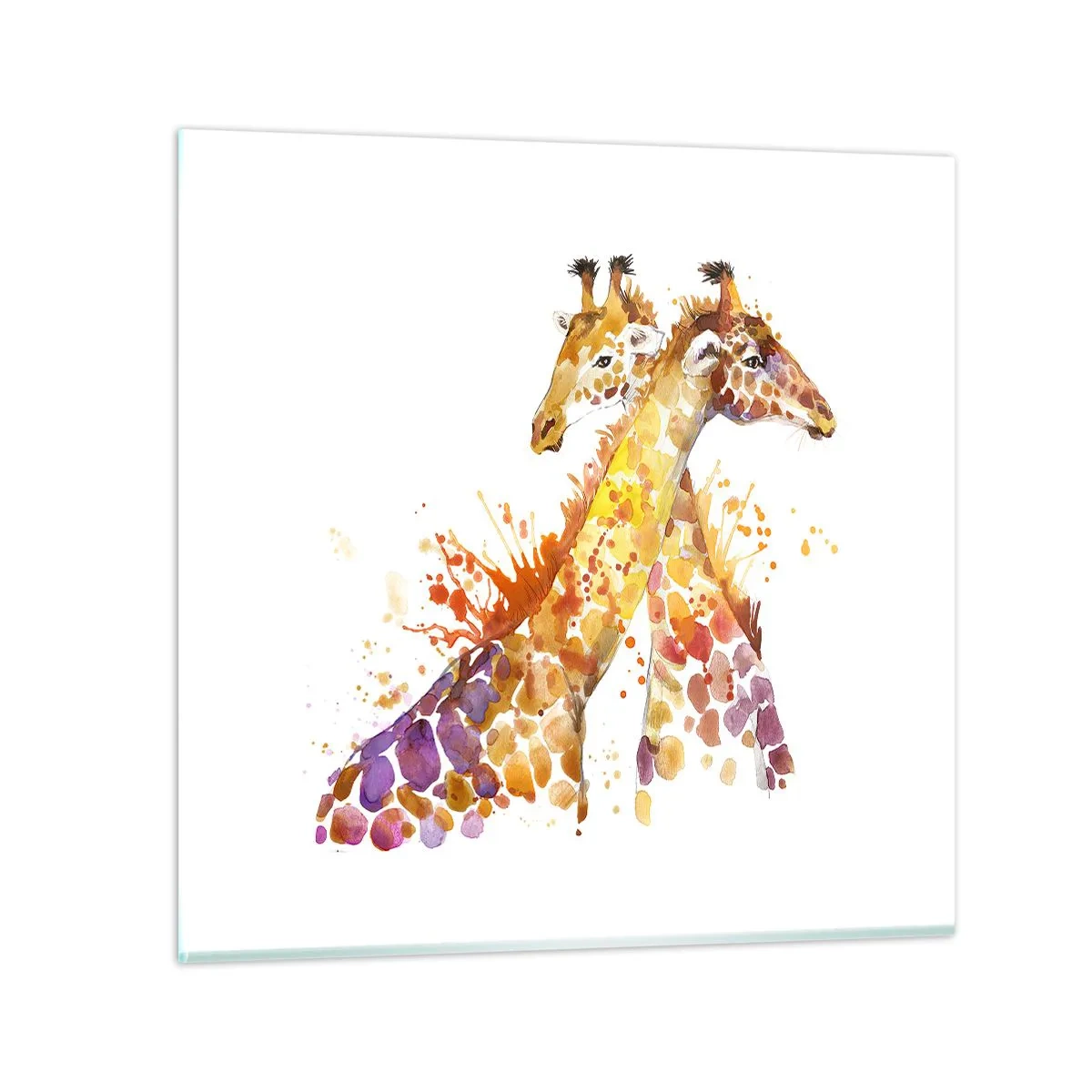 Quadro su vetro - È amicizia o amore? - 70x70 cm