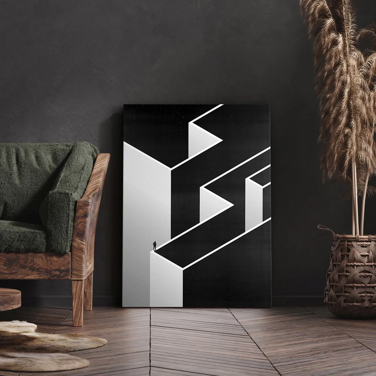 Quadro su tela - Stampe su Tela - Solitudine al vertice - 80x120 cm