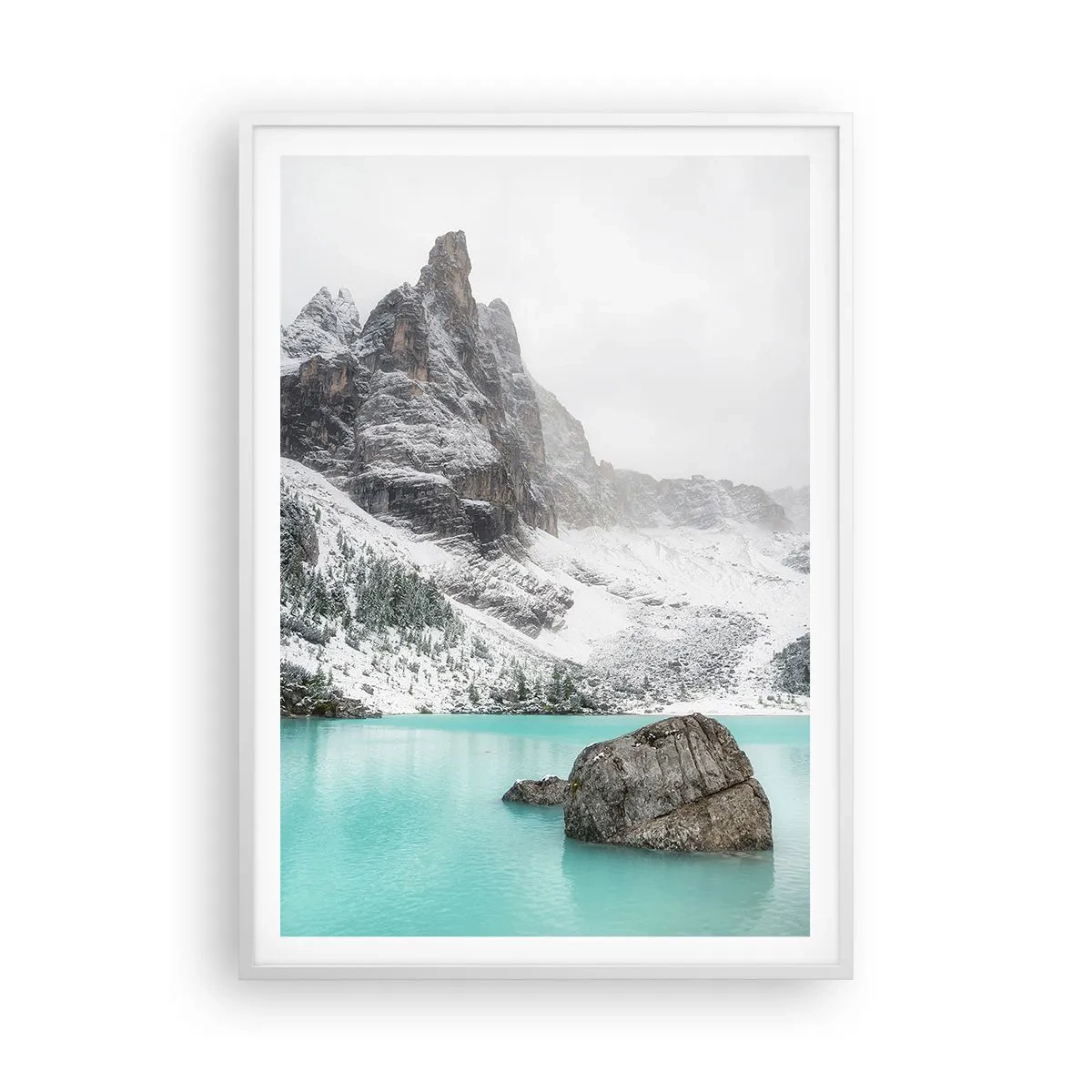Poster in cornice bianca - Di guardia - 70x100 cm
