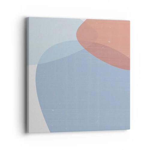 Quadro su tela - Stampe su Tela - Legami pastello - 40x40 cm