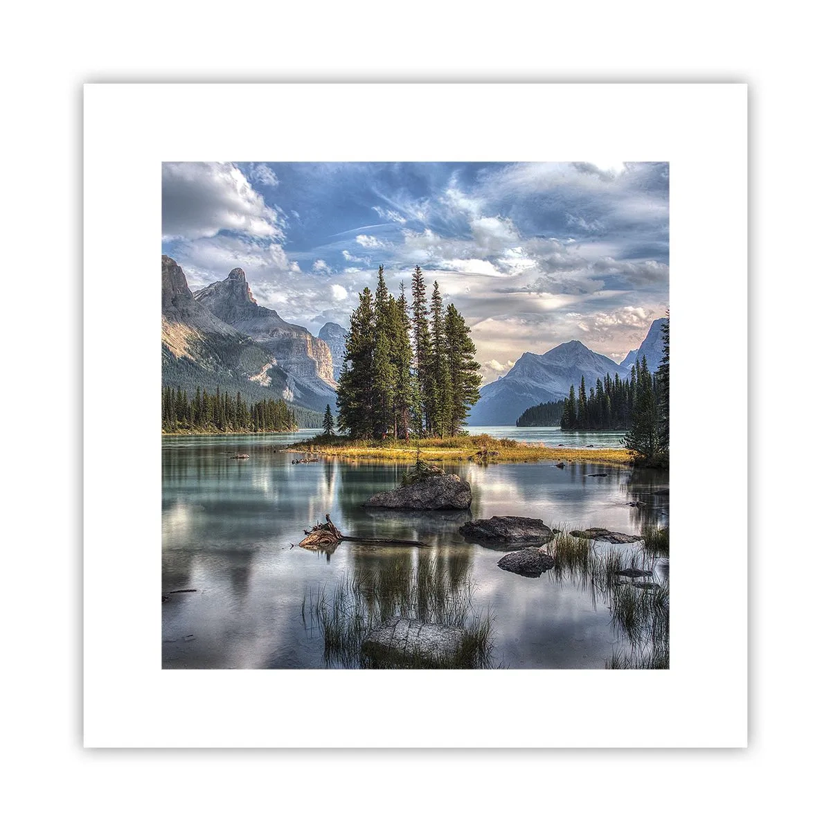 Poster - Sulle acque grandi e limpide... - 30x30 cm