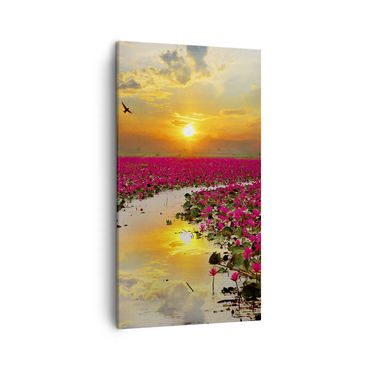 Quadro su tela - Stampe su Tela - La vita segreta del lago - 45x80 cm