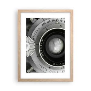 Poster in cornice rovere chiaro - Racconto su Hollywood - 30x40 cm