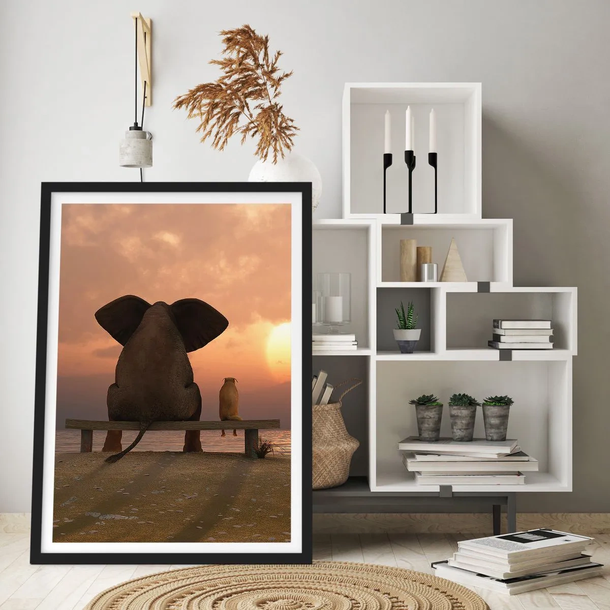 Poster in cornice nera - A volte bisogna tacere - 40x50 cm