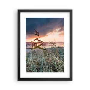 Poster in cornice nera - Non andrà via col vento - 30x40 cm