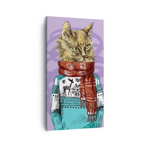 Quadro su tela - Stampe su Tela - Un gatto non solo con gli stivali - 45x80 cm