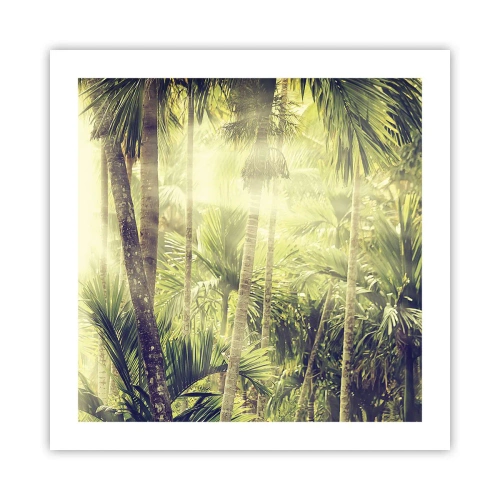 Poster - Nell'afa verde - 50x50 cm