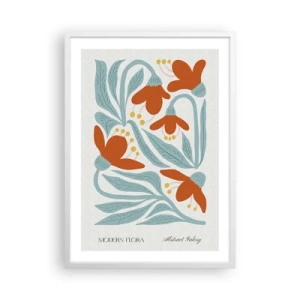 Poster in cornice bianca - Verso la terra, verso il sole - 50x70 cm