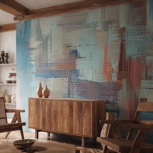 Fotomurali Premium Canvas - Arrivando alla luce - Pastello, Minimalismo, Luminoso - 200x140 cm