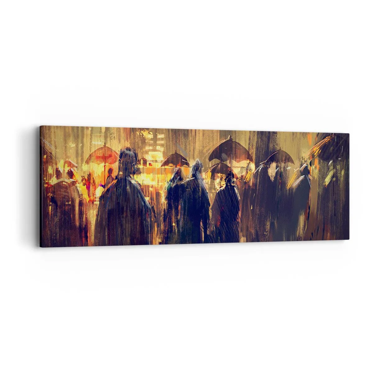 Quadro su tela - Stampe su Tela - Gli adoratori della pioggia - 90x30 cm
