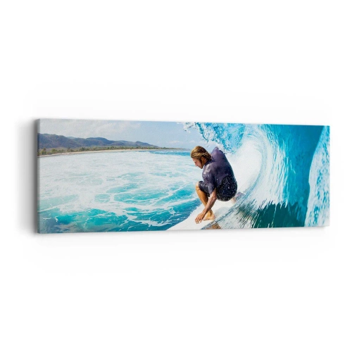 Quadro su tela - Stampe su Tela - Ballando con le onde - 90x30 cm