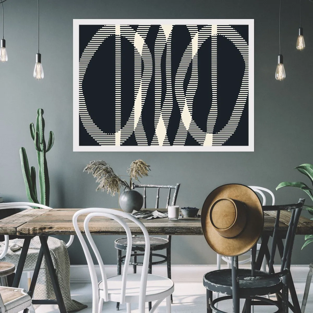 Poster - Tentativo di rompere l'oscurità - 70x50 cm