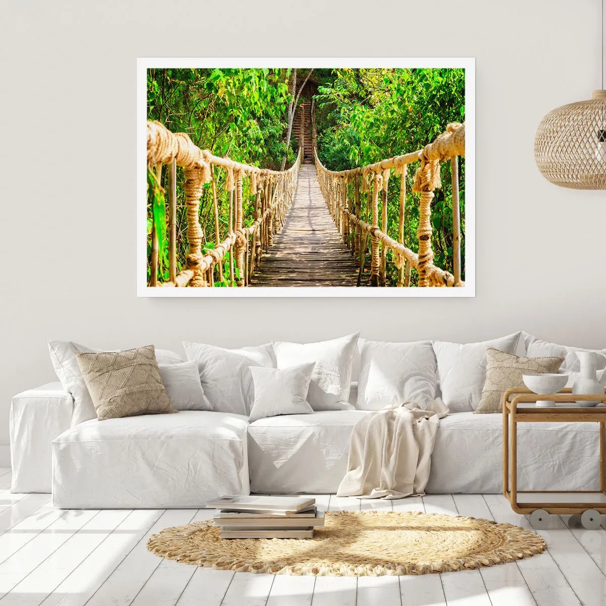 Poster - Sospeso nel verde - 70x50 cm