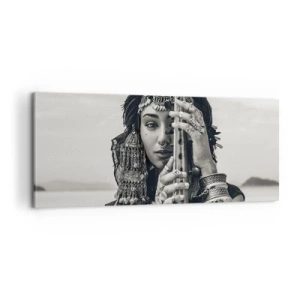 Quadro su tela - Stampe su Tela - La musica dell'oriente - 100x40 cm