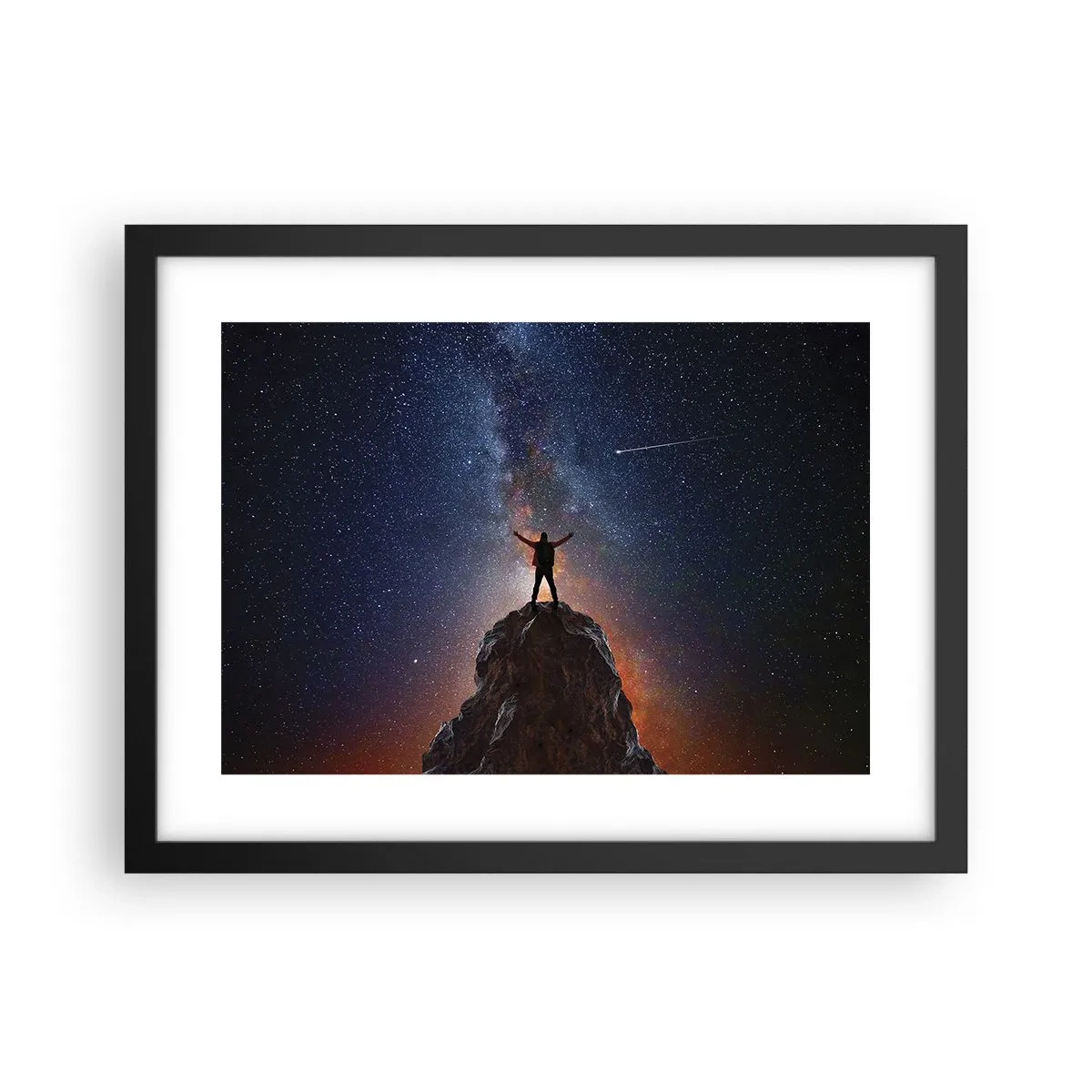 Poster in cornice nera - La forza è con me! - 40x30 cm