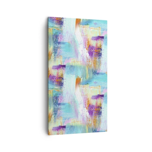 Quadro su tela - Stampe su Tela - Mite intreccio soffuso - 45x80 cm