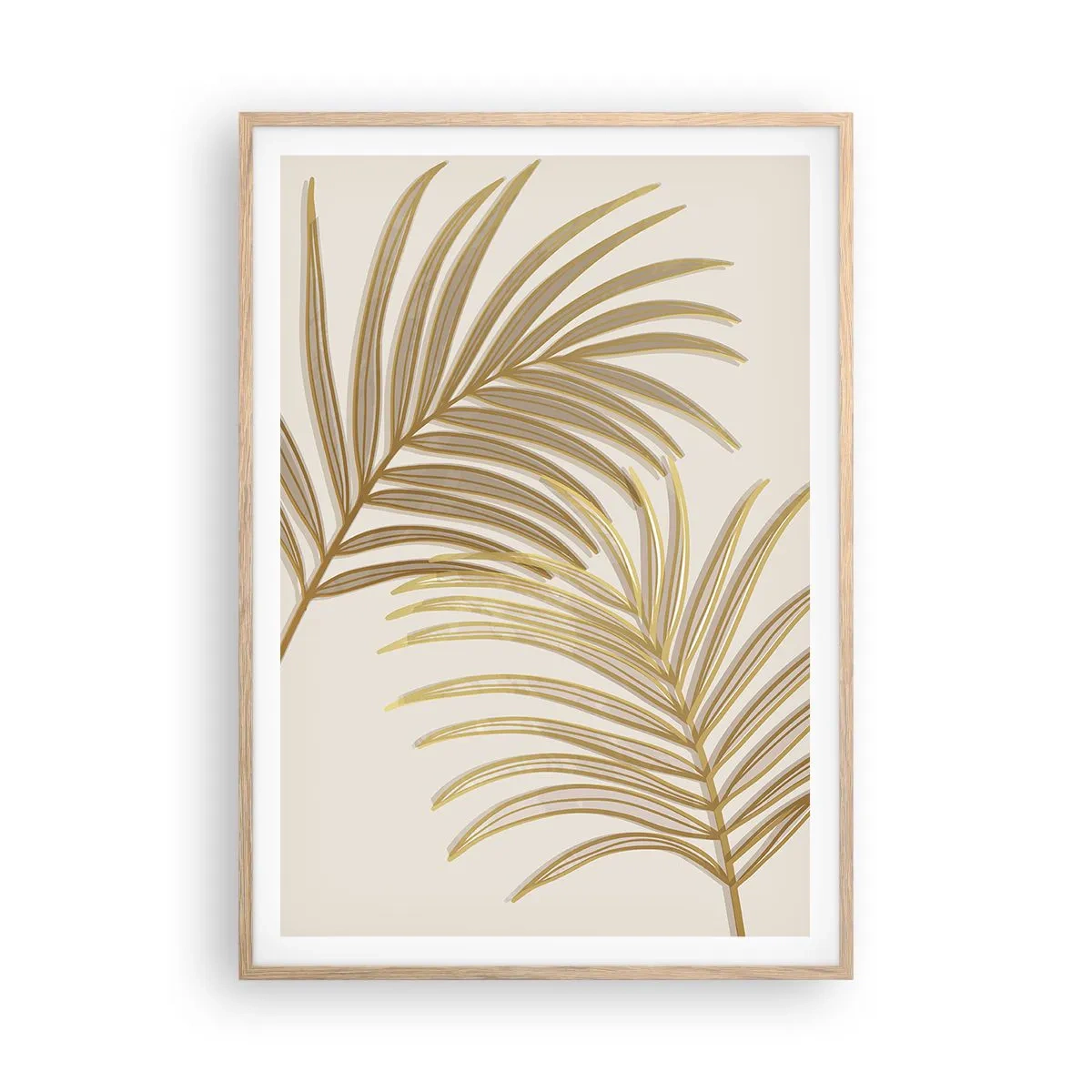 Poster in cornice rovere chiaro - Palma d'oro! - 70x100 cm