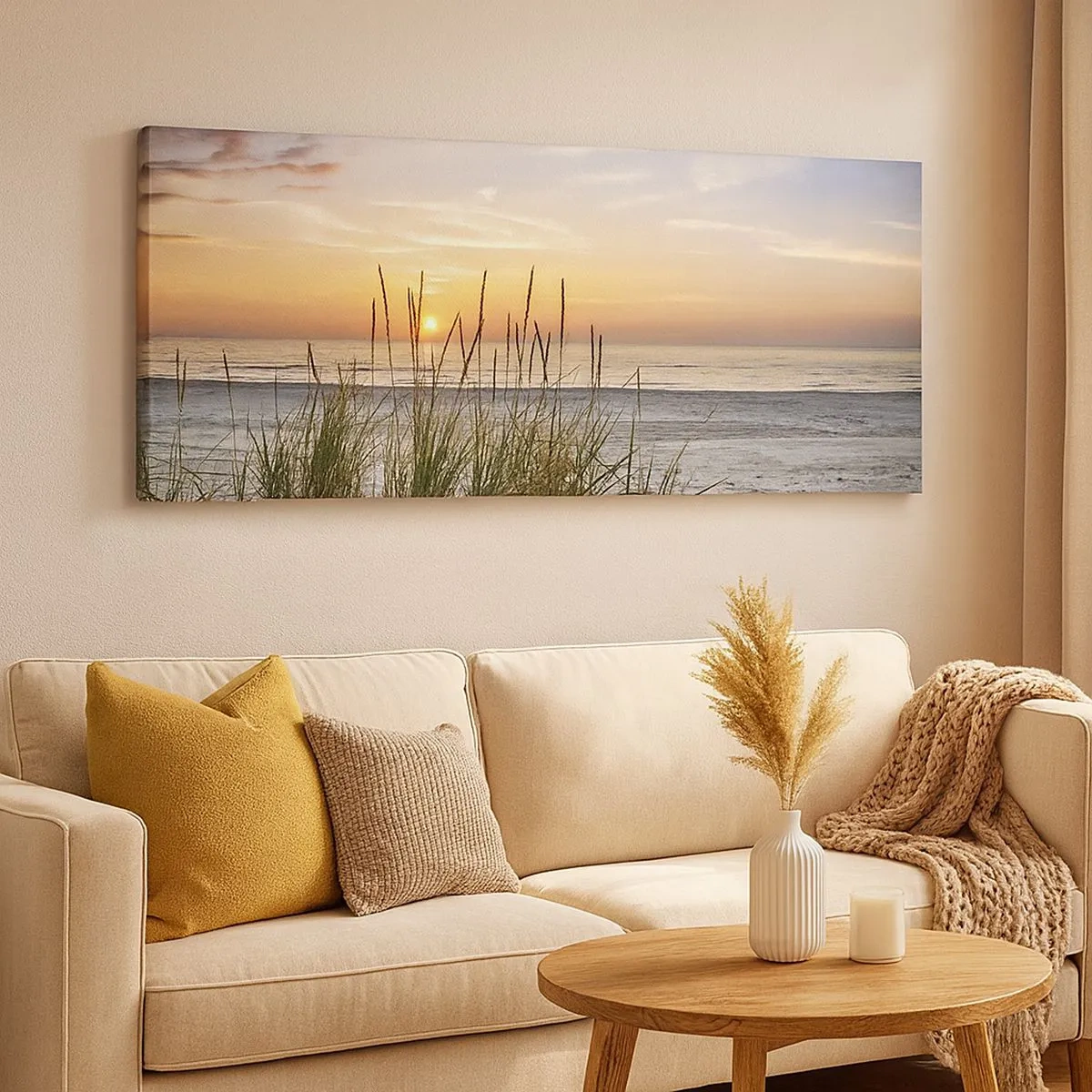 Quadro su tela - Stampe su Tela - Guarda, pensa, senti - 100x40 cm