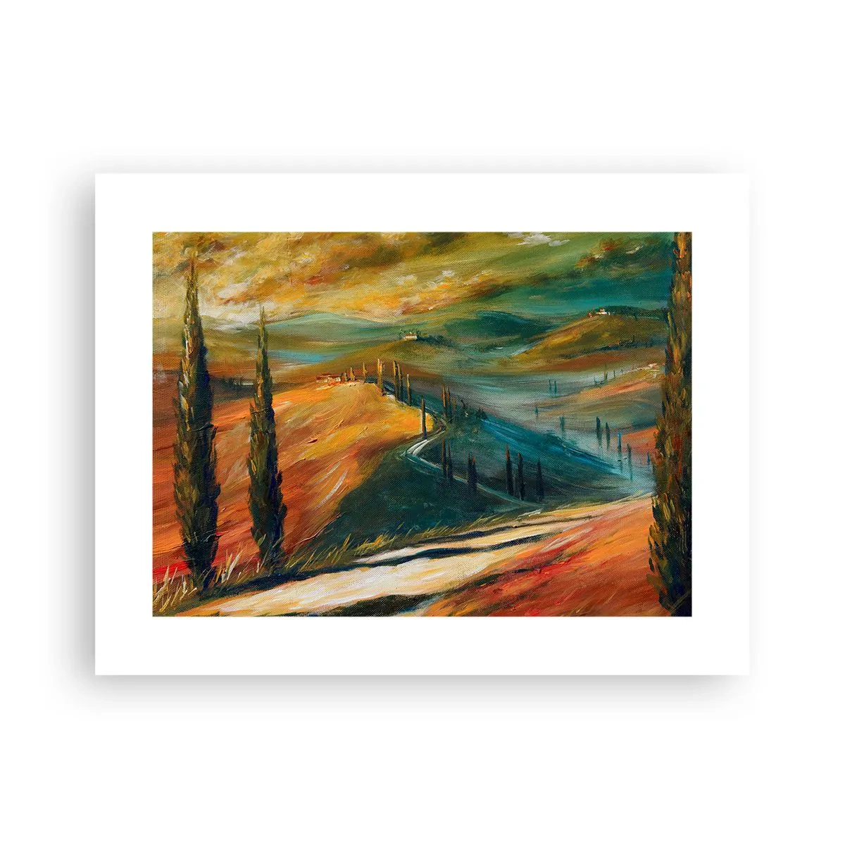 Poster - Paesaggio toscano - 40x30 cm