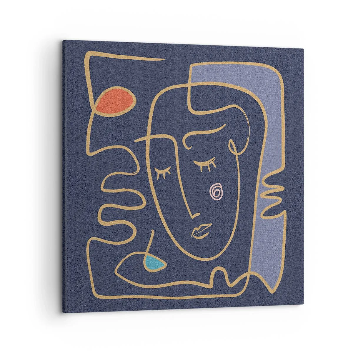 Quadro su tela - Stampe su Tela - Pensierosa - 50x50 cm