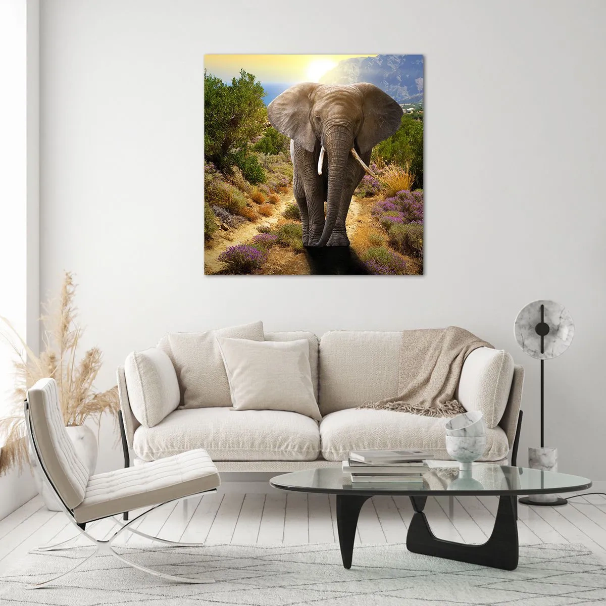 Quadro su vetro - Così era il paradiso - 60x60 cm