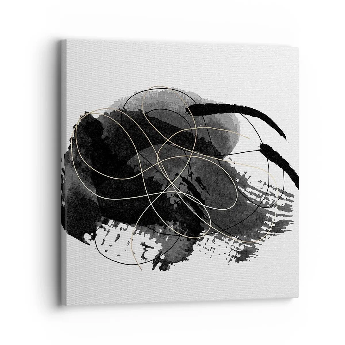 Quadro su tela - Stampe su Tela - Nato dal nero - 30x30 cm