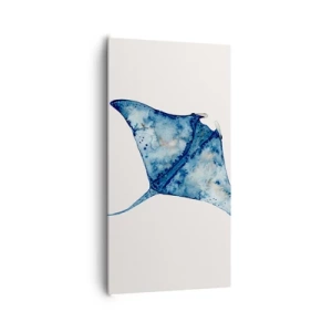 Quadro su tela - Stampe su Tela - Vita nel blu - 65x120 cm
