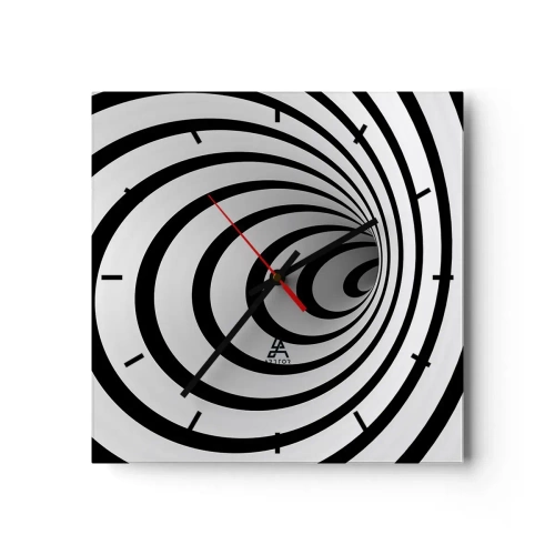 Orologio da parete - Orologio in Vetro - Anche tu non riesci a resistere? - 40x40 cm