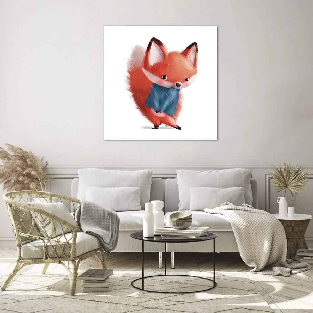 Quadro su vetro - Ci sto bene? - 60x60 cm